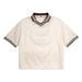 Men's Summer Polo Shirt - Breathable V-Neck Short Sleeve T-Shirt With Color Blocking Design, Lightweight & Comfortable For Casual Wear_viptrois.com