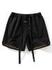 Unisex American Style Wide Leg Shorts For Summer Colorful Loose Fitting Trendy High Street Tie Dye Five Point Beach Shorts For Men_viptrois.com