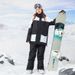 Workwear Ski Suit Set – Waterproof & Windproof Snow Gear (10K Waterproof, Breathable Polyester, Thermal Cotton Lining,Unisex Sizes)_viptrois.com