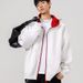 Zipper Cardigan Sweatshirt Men's Design Sense Splicing Hooded Jacket College Style Couple Top_viptrois.com