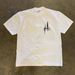 American Trendy Fuzzy Font Sand Dot Print High Street Style Loose Fit Couple's Short Sleeve T-Shirt For Men Ins_viptrois.com