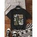 Kids’ Clothing Digital Bow Middle And Large Children's Loose Trendy Brand Round Neck Short Sleeved T Shirt Top Children's Clothing_viptrois.com