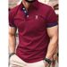 Men's New Short-sleeve Cross-border Spring Breathable Top, Popular And Fashionable Slim-fit Casual Polo_viptrois.com