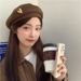 Korean Version Heart Beret Spring And Autumn Style Ins Internet Celebrity Temperament Gentle Versatile Fashionable_viptrois.com