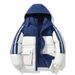 Men's Clothing Couples Autumn And Winter Short Cotton Coat Men's Foreign Trade Down Jacket Stand Collar Hong Kong Style Warm Puffer Jacket_viptrois.com