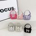 Cute And Sweet Bow Children's 2024 Summer New Handbag For Women's Niche Chain One Shoulder Crossbody Bag_viptrois.com