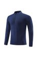 Men's Clothing Long-Sleeved Sports Fitness Running Training Tops Quick-Drying Stand-Up Collar Outdoor Version Zipper T-Shirt _viptrois.com