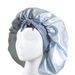 Elastic Ribbon Bow Round Hat Solid Color Silk Nightcap Wide Edge Beauty_viptrois.com