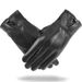 Men's Gloves Genuine Leather Gloves Autumn And Winter Plus Velvet Warm Pure Sheepskin Gloves Windproof Cold Proof Outdoor Cycling Driving Gloves_viptrois.com