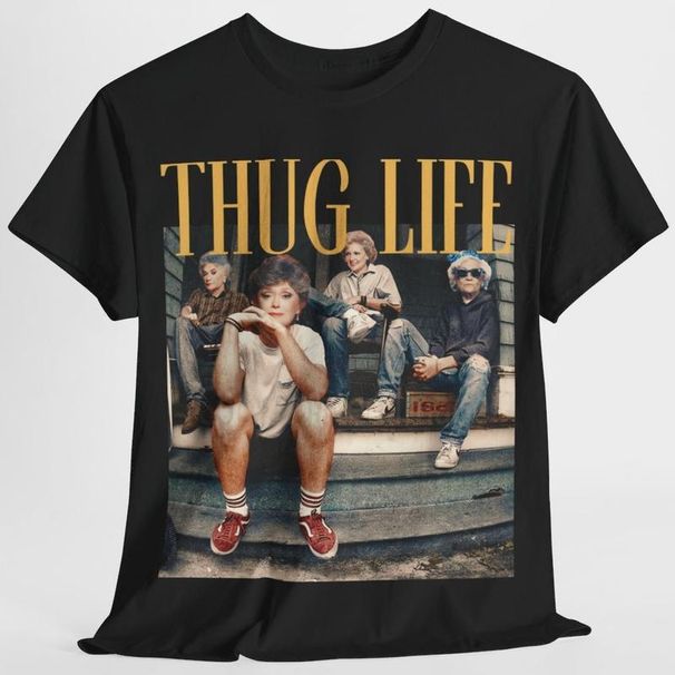 Camiseta Thug Life Regalo Amantes The Golden Girls, Camiseta Gráfica De Algodón Para Verano_viptrois.com