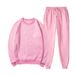 Unisex Round-Neck Sweatshirt & Jogger Set – Casual Sportswear For Everyday Comfort (Versatile Athleisure Outfit)_viptrois.com