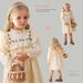 Mother & Kids Forest retro flower embroidery girl dress 2024 autumn style stand collar lotus leaf lace children's princess dress long sleeve_viptrois.com