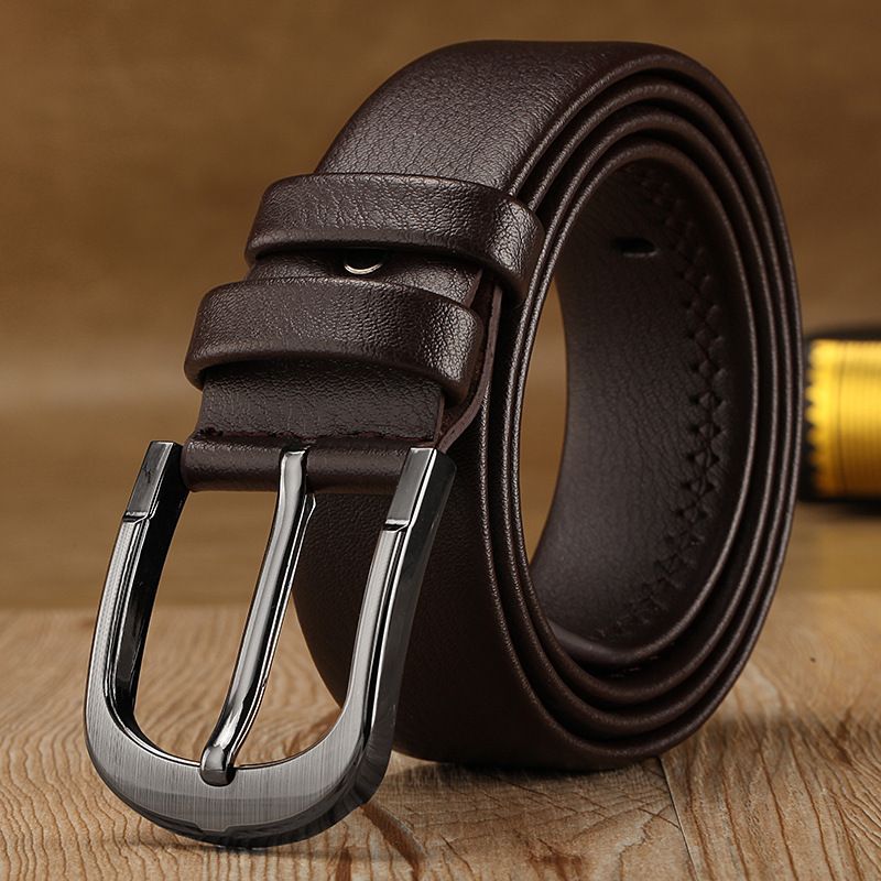 Factory wholesale men's pin buckle belt Korean fashion leisure belt men's belt pants belt simple hot selling explosions_viptrois.com
