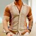 Men's Clothing New Summer Non Pilling Cool Silk Wool Business POLO Shirt Men's Casual Sweater_viptrois.com