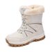 Women's Winter Snow Boots - Anti-Slip Mid-Calf Boots For Extreme Cold (Thermal Insulated & Waterproof)_viptrois.com