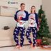 Christmas Snowman Snowflake letters cartoon Christmas parent-child suit printed homewear pajamas_viptrois.com
