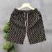 Men's Clothing Printed High End Fashion Shorts Men Summer Trendy All Match Pants 2023 New Men's Beach Casual Floral Shorts_viptrois.com