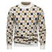 Loom Cross-Border Hot Sale Foreign Trade European And American Round Neck Pullover For Men Casual Patchwork Knitted Sweater_viptrois.com