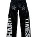 Men's Clothing Print Pattern Multi Zipper Slit Double Layer Casual Trousers_viptrois.com
