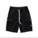 Men's Clothing Heavy Knitted Shorts Men's Japanese Retro Khaki Sports Casual Pants Trendy Drawstring Loose Shorts Men_viptrois.com