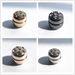 Handmade dot brick super magnetic long scarf buckle woman_viptrois.com