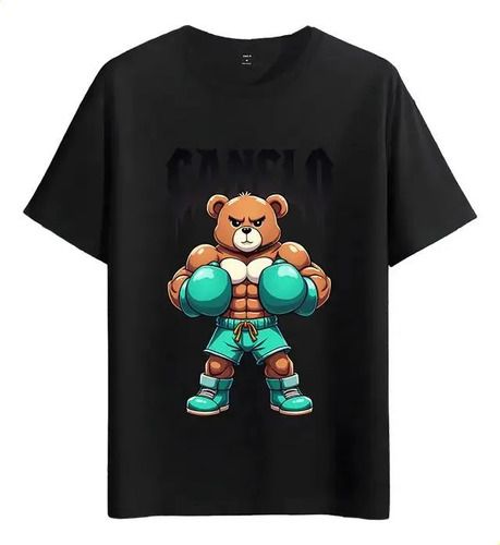 T-shirt 2026 Muscle Freaks Boxer Bear Sports Style Canelo_viptrois.com