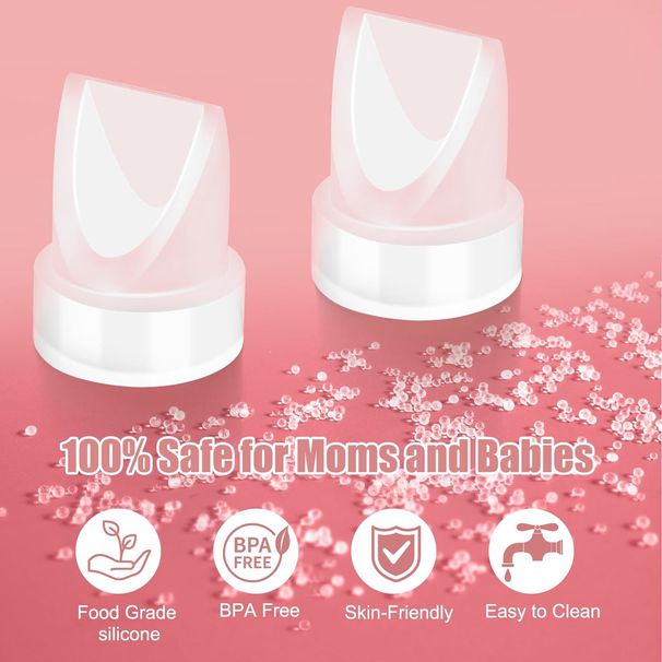 Universal wearable breast pump accessories converter flange speaker cover diaphragm shell 3 ventilation bag_viptrois.com