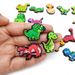 Cute Dinosaur Series Shoes Flower Shoe Buckle PVC Soft Glue Personality DIY Garden Shoe Accessories Accessories_viptrois.com