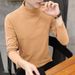 Half High Neck Men's German Long Sleeved T-Shirt With Bottom Layer, Autumn And Winter Thick Velvet Warm Underwear Top,_viptrois.com