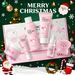 8 Pieces Sakura Set, Gift Set With Cleanser, Toner, Serum, Eye Cream, Hairpin, Hair Rope, Pink Octopus Cleansing Brush,_viptrois.com