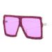 New Luxury Diamond Studded Large Square Frame Women's Sunglasses Sun Protection Glasses Exquisite Shiny Gravel Fashion Sunglasses_viptrois.com