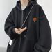 Pure Cardigan Sweatshirt Winter 2023 New Spring Jacket Men's Hooded Fleece Top Autumn Coat_viptrois.com
