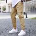New Cross-border Workwear Jogger Pants, Casual Pants With Drawstring Elastic Waist, Sports Outdoor Running Cotton_viptrois.com