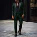 Men's Clothing Autumn Business Casual Suit Suit Wedding Groom Slim Suit_viptrois.com