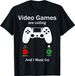 100% Algodón Videojuegos Están Llamando Y Debo Ir Camiseta Divertida De Consola Gamer_viptrois.com
