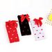 Red Lips Love Valentine's Day stockings will be over the knee stockings cute bow stockings_viptrois.com