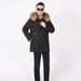 Men's Clothing Mid Length Outerwear Premium Fur-Lined Parka Coat With Luxurious Hood, Real Fur Trim & Warm Inner Lining (Mink, Fox, Rabbit Options)_viptrois.com