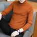 Loom 2024 New Multi-color Knitted Autumn Winter European And American Style High-neck Cable Knit Base Shirt Men's Fashion_viptrois.com