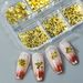 Beauty Health Nail Art Hot Sale 12 Grid Metal Rivet Cross Summer Pineapple Starfish Cactus Nail Jewelry Set_viptrois.com