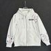 Men's Hooded Sweater Jacket Lightweight Casual Pullover For Spring Autumn | Comfortable Loose Fit Zip Up Hoodie In White & Black_viptrois.com