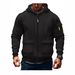 Men's Zip-Up Hoodie With Multiple Pockets – Lightweight Pullover For Casual & Outdoor Wear (White, Black, Navy, Army Green & More) – S To Xxxl_viptrois.com