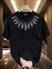American Style Handsome Cotton Short Sleeved Printed T-shirt Young And Women, Summer Ins Trendy Brand Versatile Round_viptrois.com
