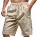 Men's Clothing Men's Summer Thin Casual Loose Shorts Linen Outer Wear For Beach Style For Formal & Casual For Men_viptrois.com