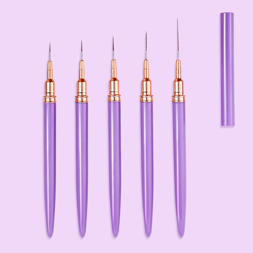 Beauty Health Ultra Fine Japanese Style Nail Art Drawing Pen Ultra Fine Line Drawing Flower Carving Brushed Nail Art Metal Needle Drawing Pen_viptrois.com