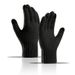 Warm gloves alpaca knit and fleece thick touch screen gloves for men_viptrois.com