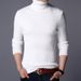 Men's High Neck Wool Sweater – Slim Fit Winter Thermal Pullover With Wrinkle-Free Treatment & Ribbed Hem (M-4XL, Minimalist Layering Essential)_viptrois.com