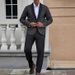 Men's Clothing Fashion Shiny Sequin Business Banquet Dress Suit Jacket_viptrois.com