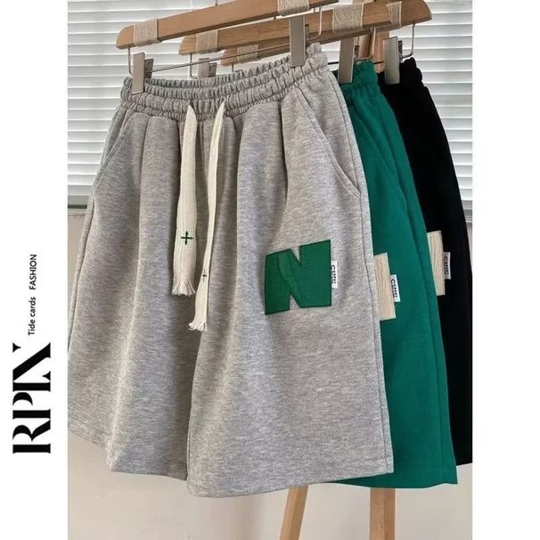 Men's Clothing Casual Shorts Men's Summer Trendy Pants Loose Mid Length Pants Basketball Sports Five Point_viptrois.com