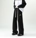 Unisex Trendy Embroidered Straight Leg Sweatpants Loose Fitting American Hip Hop Street Dance Casual Sports Pants Couple Style_viptrois.com