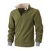 Men's Clothing Men's Slim Fit Zip-Up Sweater – Stand Collar Pullover – Minimalist Streetwear (S-XXXL)_viptrois.com